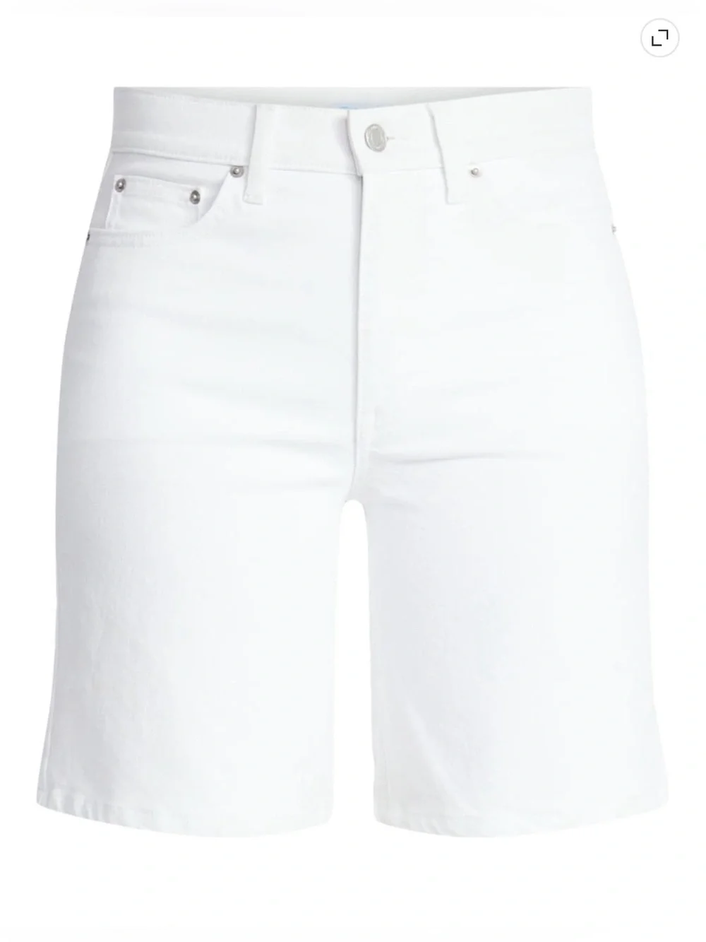 Time and Tru Women High Rise Denim Bermuda Shorts 9 in inseam